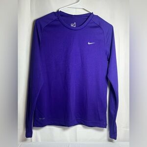 Nike Deep Purple Long Sleeve Top